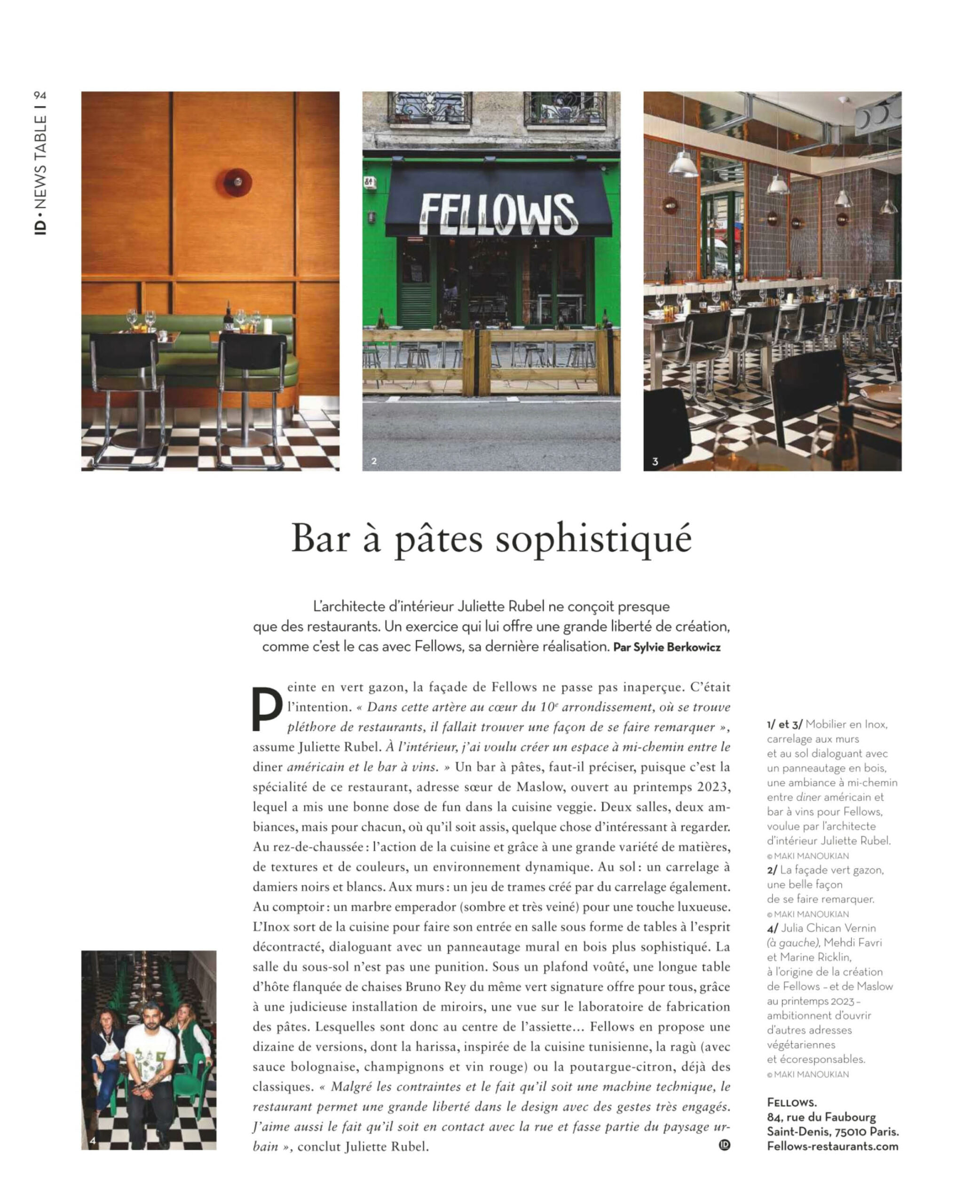 IDEAT — page consacrée à Fellows